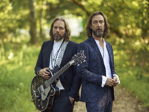 The Black Crowes are led by brothers Chris and Rich Robinson.