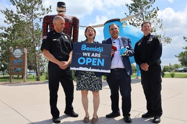 Sen. Klobuchar checks in on Bemidji’s recovery from June storms