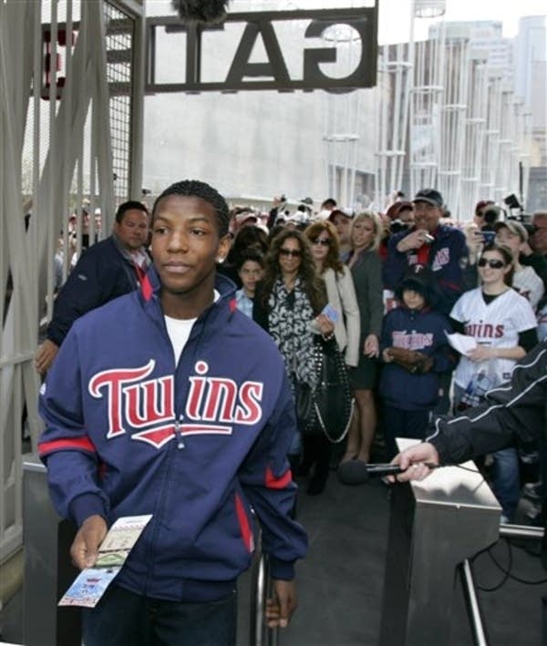 Slideshow Opening day at Target Field Minnesota Public Radio News
