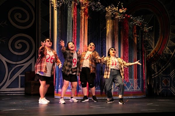 people performing in play