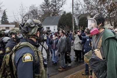 Law enforcement, protesters clash as federal agents make arrests in St. Paul