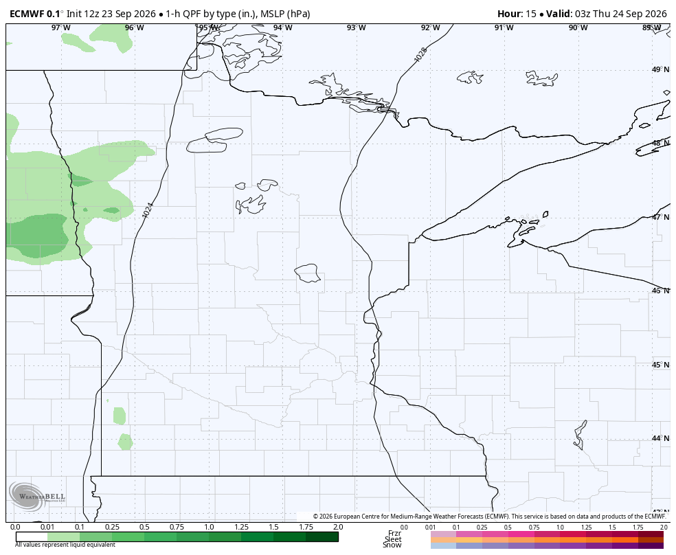 Rain on Thursday