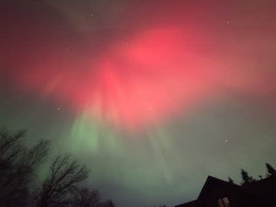 aurora in Grand Rapids, Minn.