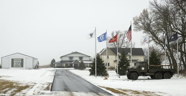 The grounds of the Bravo Zulu sober house