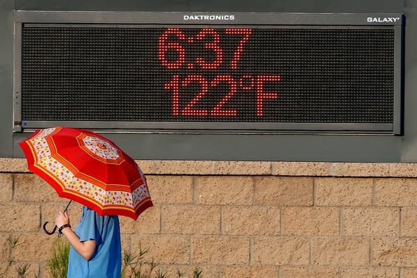 time and temp board getty via npr