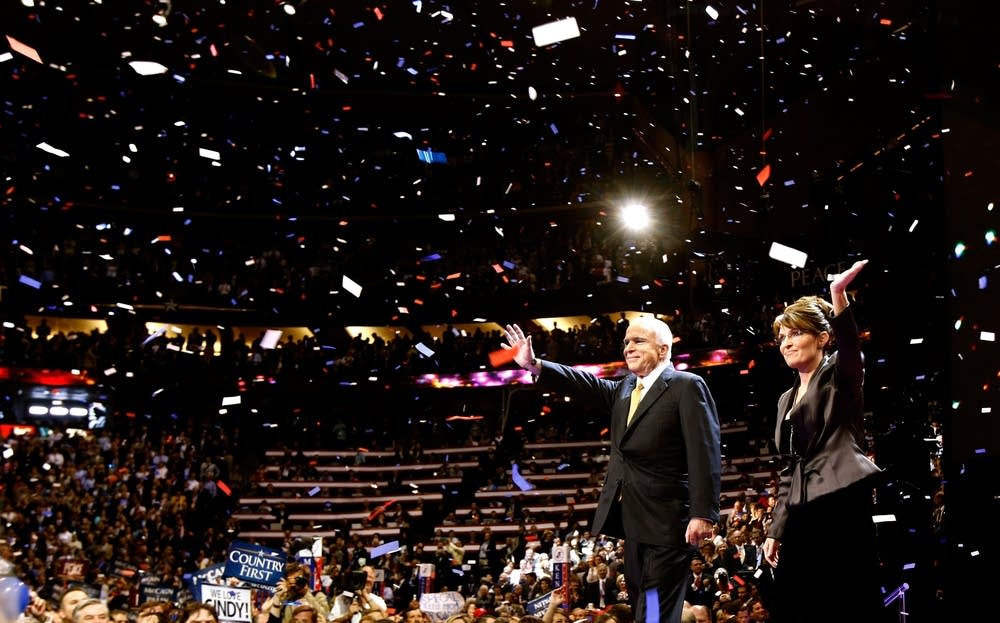 Confetti falling