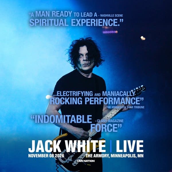 Jack White Live 2026 Tour Admat