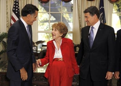 Mitt Romney, Rick Perry, Nancy Reagan