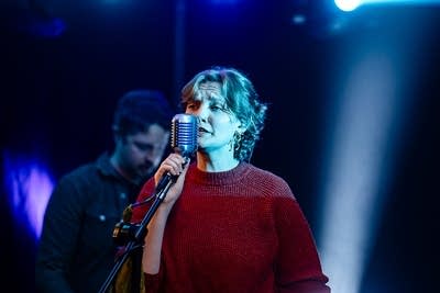 band performing on stage