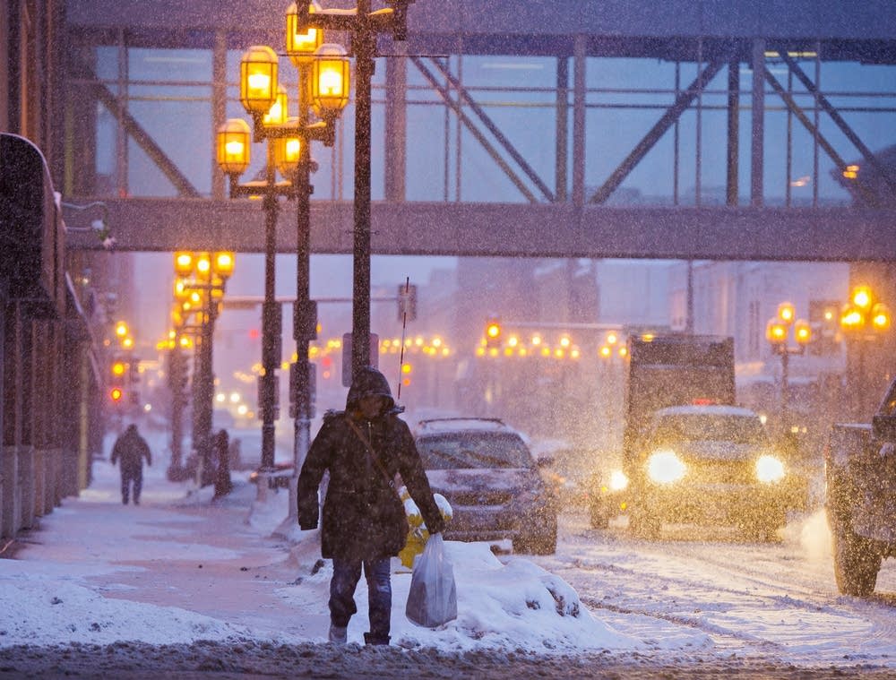 Slushy night in Duluth