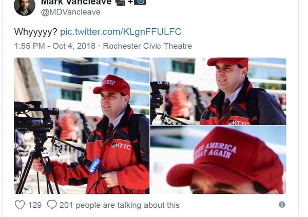 A journalist destroys his TV station’s credibility