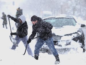 Yes, there is a connection between heavier snowfall and climate change.
