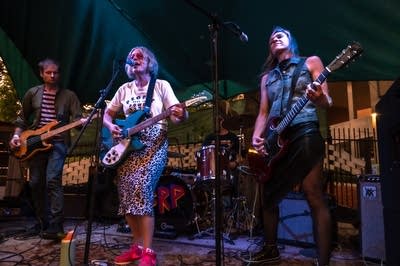 The Mood Swings performing on stage