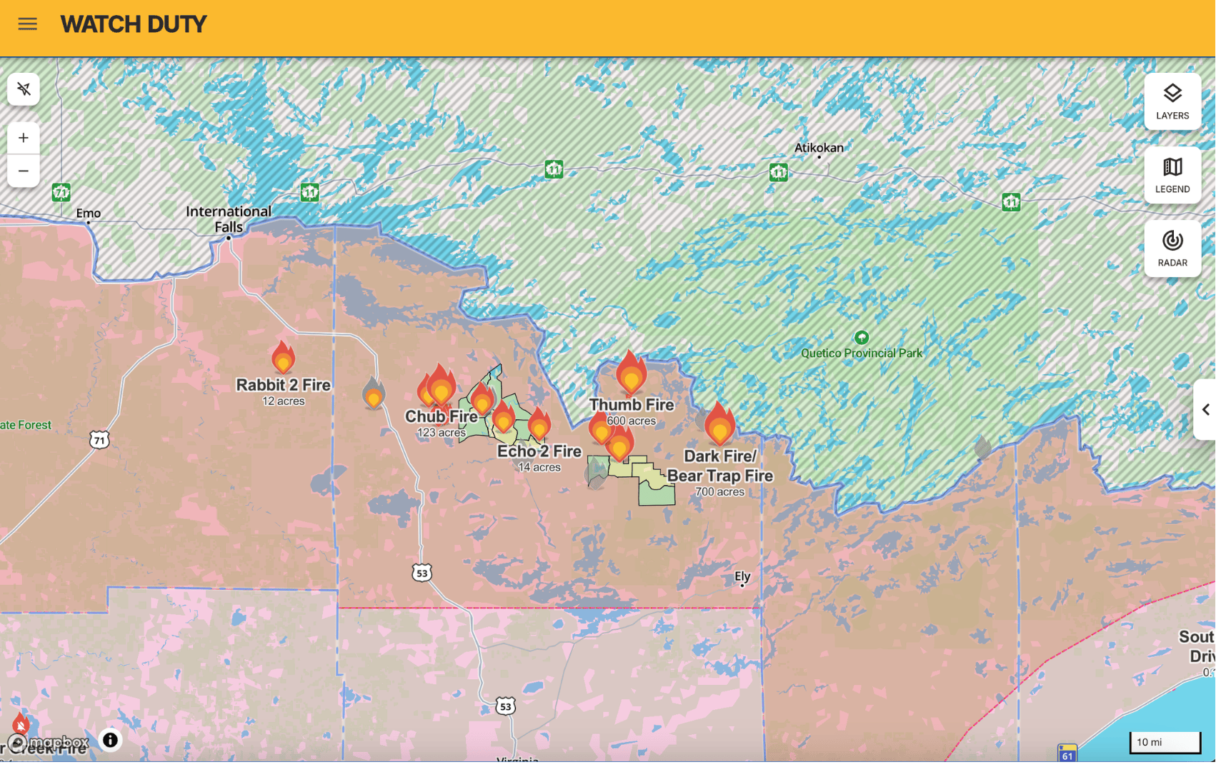 fire map