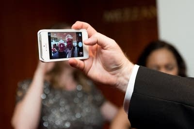 Taking a selfie