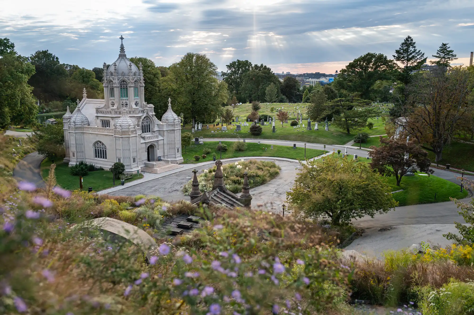 Who pays to maintain old graves at a cemetery?