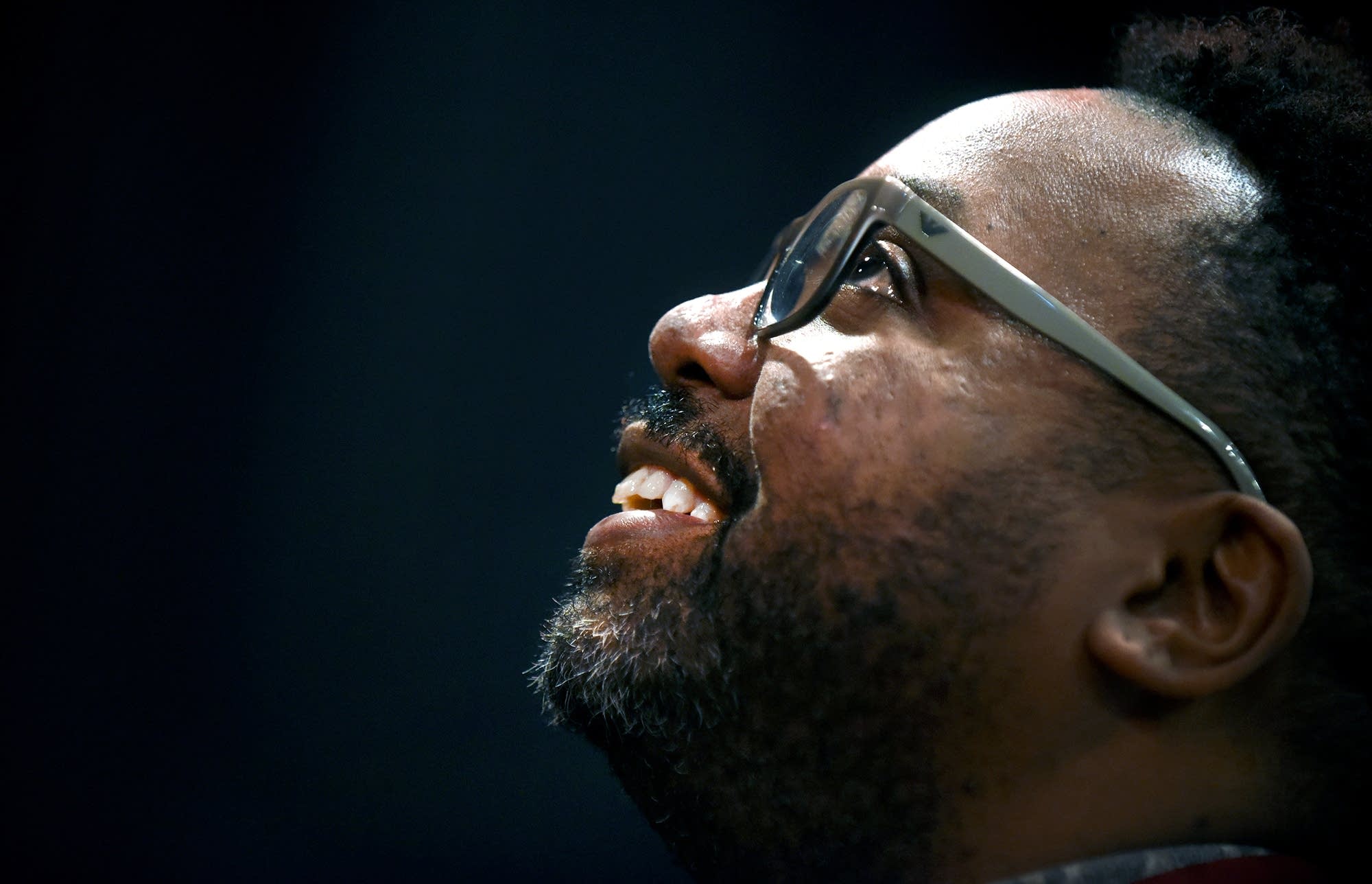 Dameun Strange rehearses his opera based on the writings of Harriet Tubman.