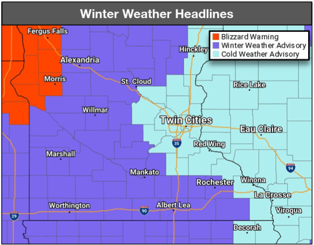 Bitter cold settles in after clipper system