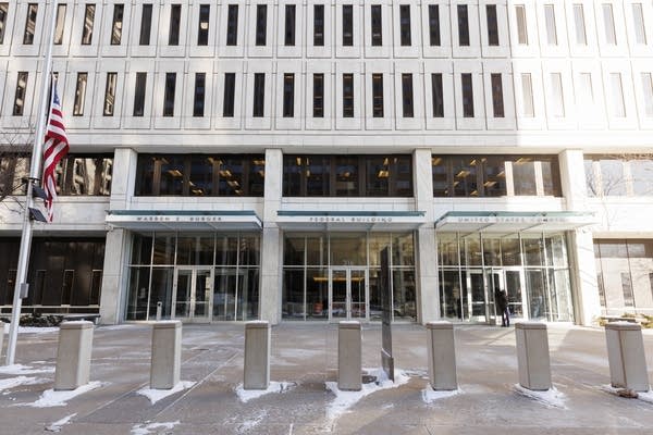 The outside of a courthouse-6