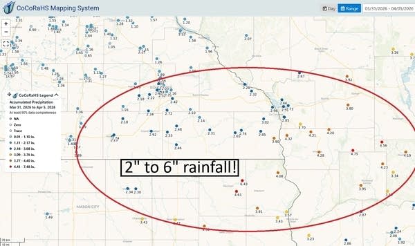 Rainfall totals