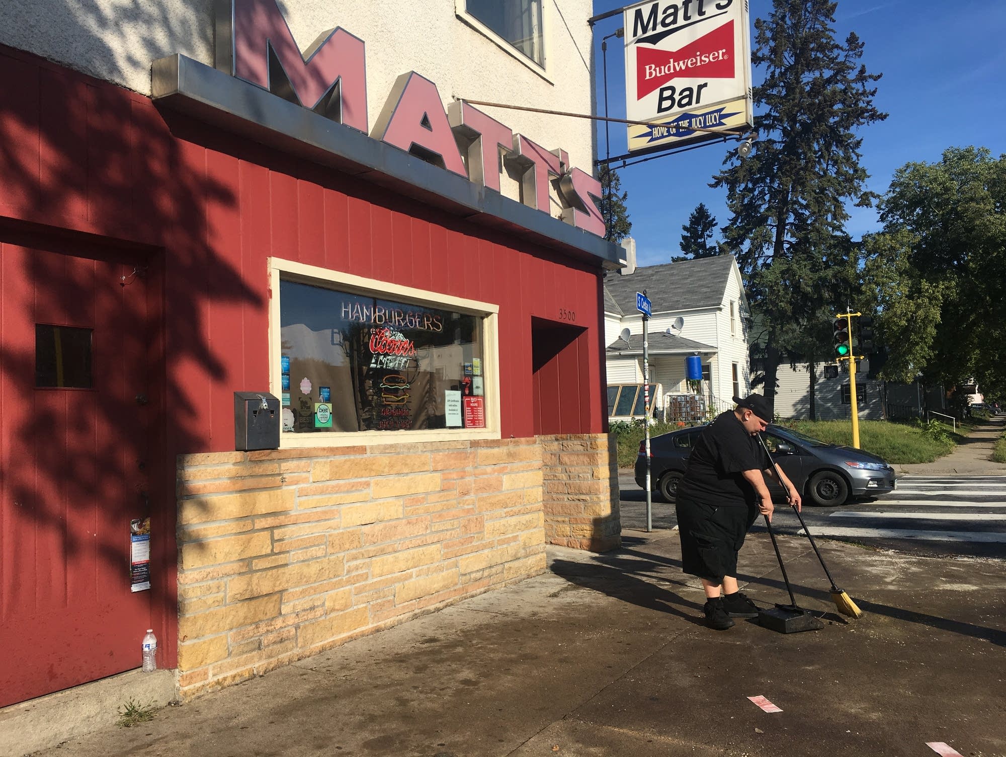 Minneapolis crash scene