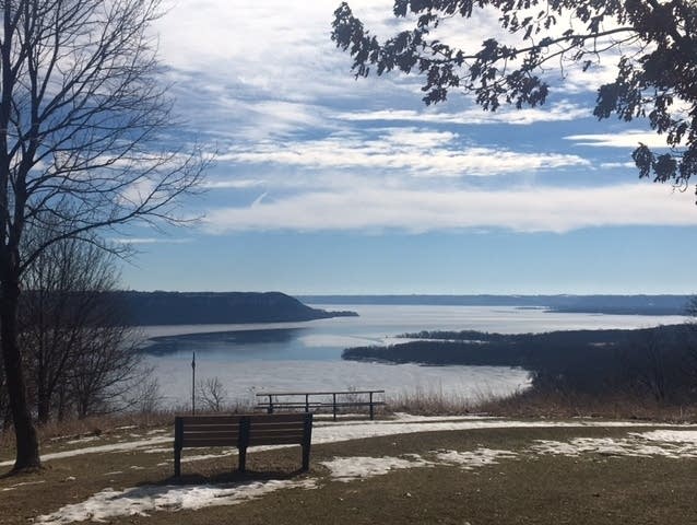 Frontenac State Park along the Mississippi River.