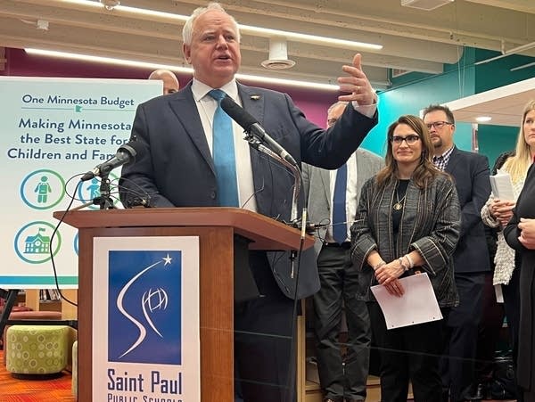 Walz proposes big increases in school, child care spending