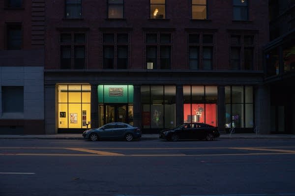 A storefront of a museum