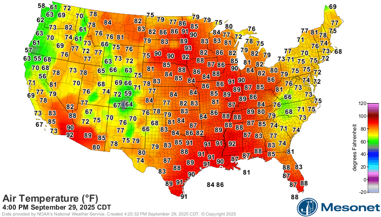 Temperatures