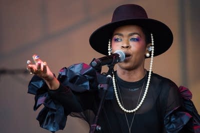 Lauryn Hill performs at Glastonbury 2019