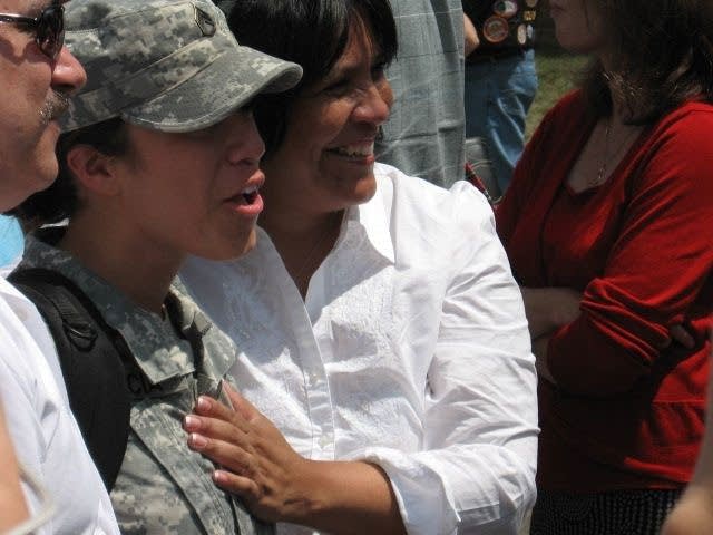 Returning soldier