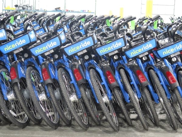 A fleet of 1,500 dockless bicycles is part of Nice Ride's fleet for 2019. 