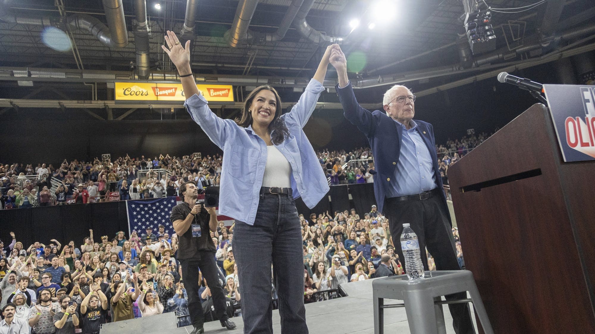 In A Bid To Corral The Anti Trump Resistance Bernie Sanders Aoc Visit