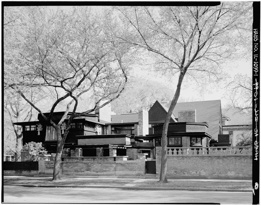 Wright's Oak Park home and studio