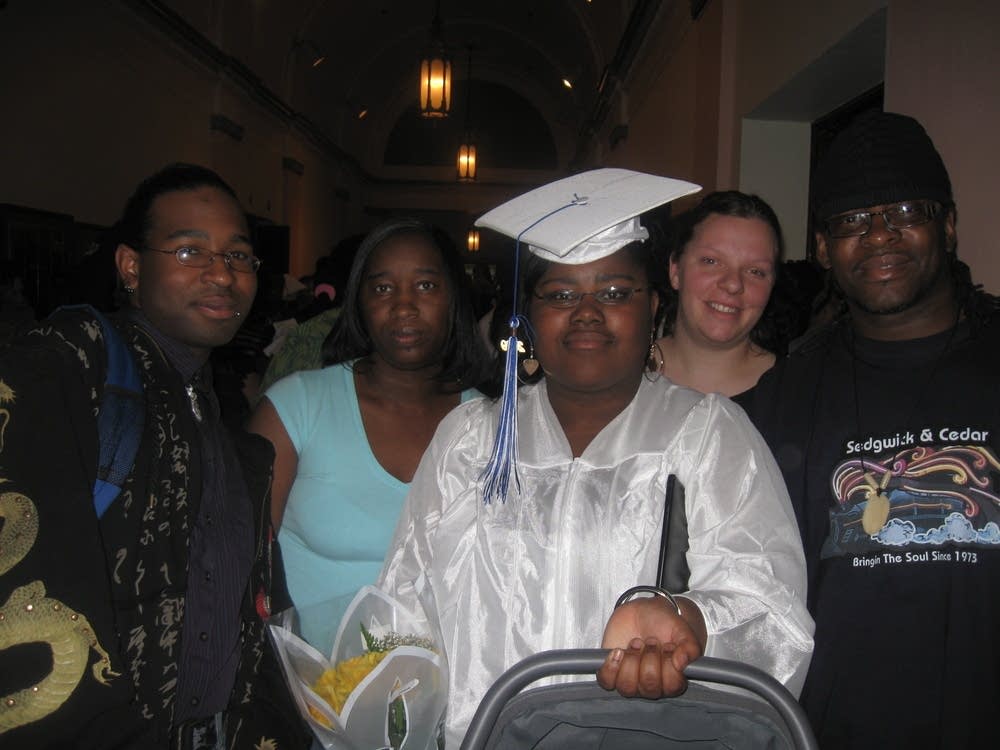 With staff from The Bridge