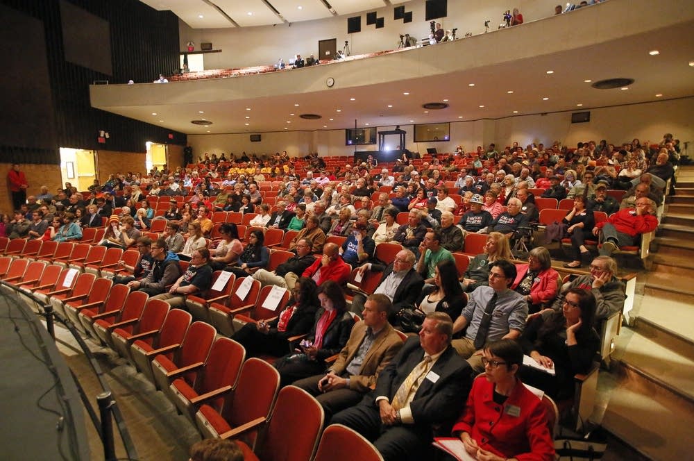 Audience for the debate