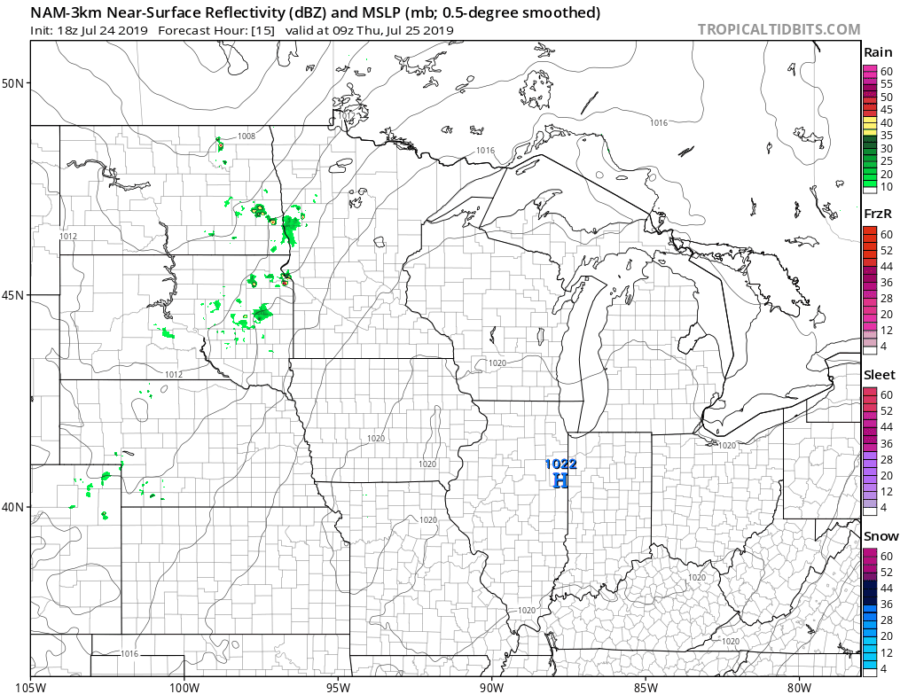 NOAA NAM 3 km resolution model Thursday via tropical tidbits.