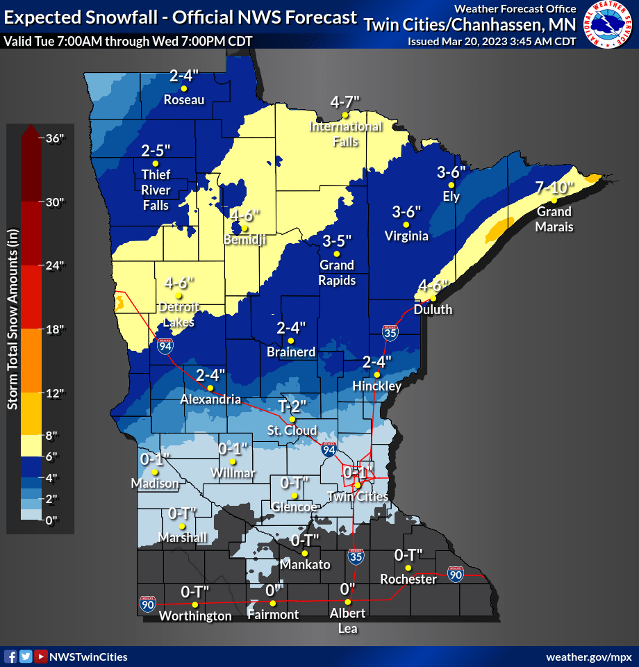 snow MN