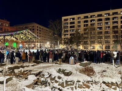 Vigil in Mears Park