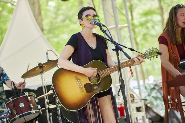 Emmy Woods at Blue Ox Music Festival 2024.