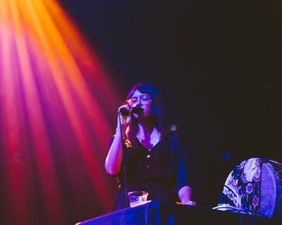 The Nunnery performing on stage