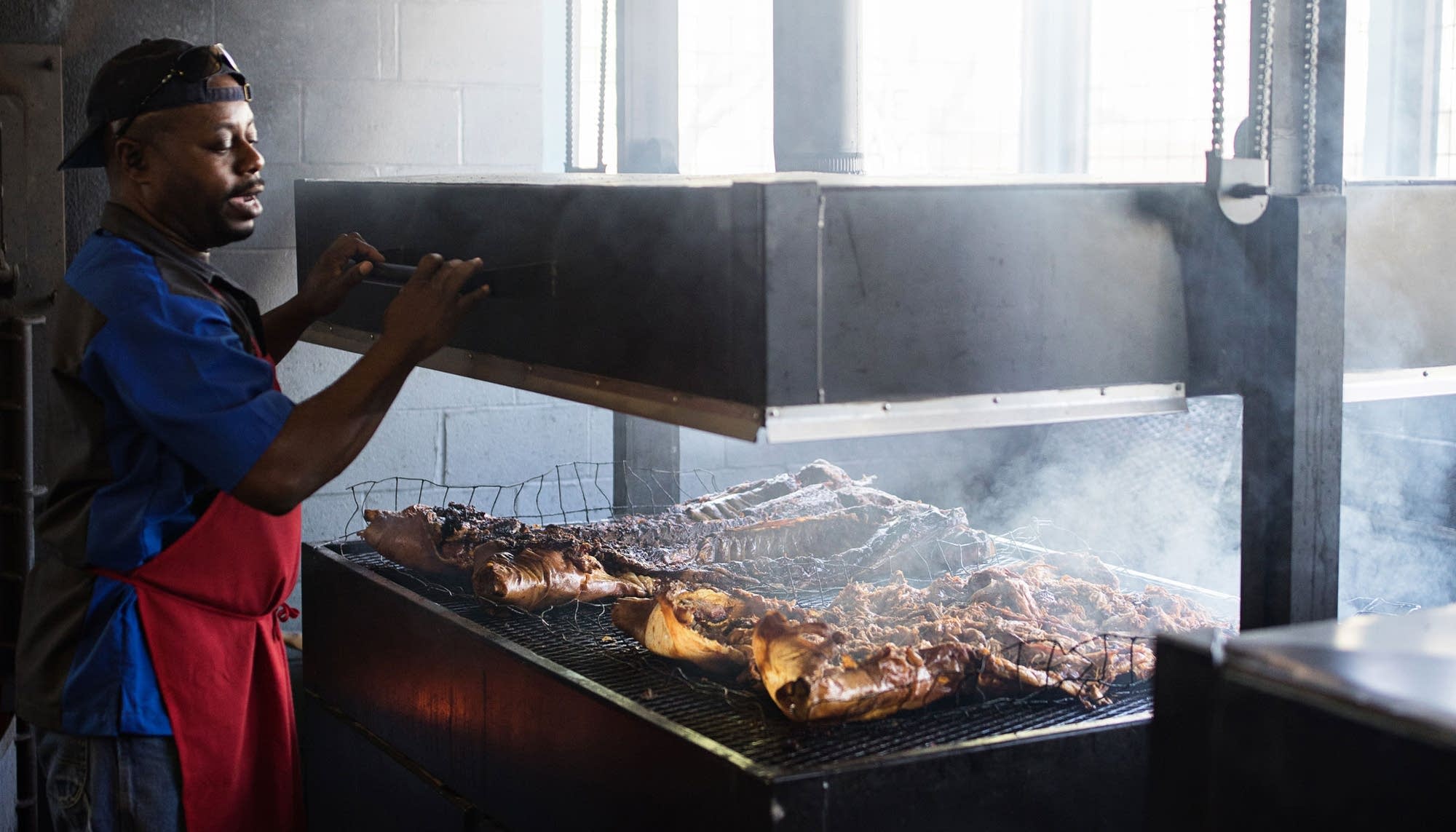 Cut, chop, cook pitmaster Rodney Scott perfects whole hog barbecue