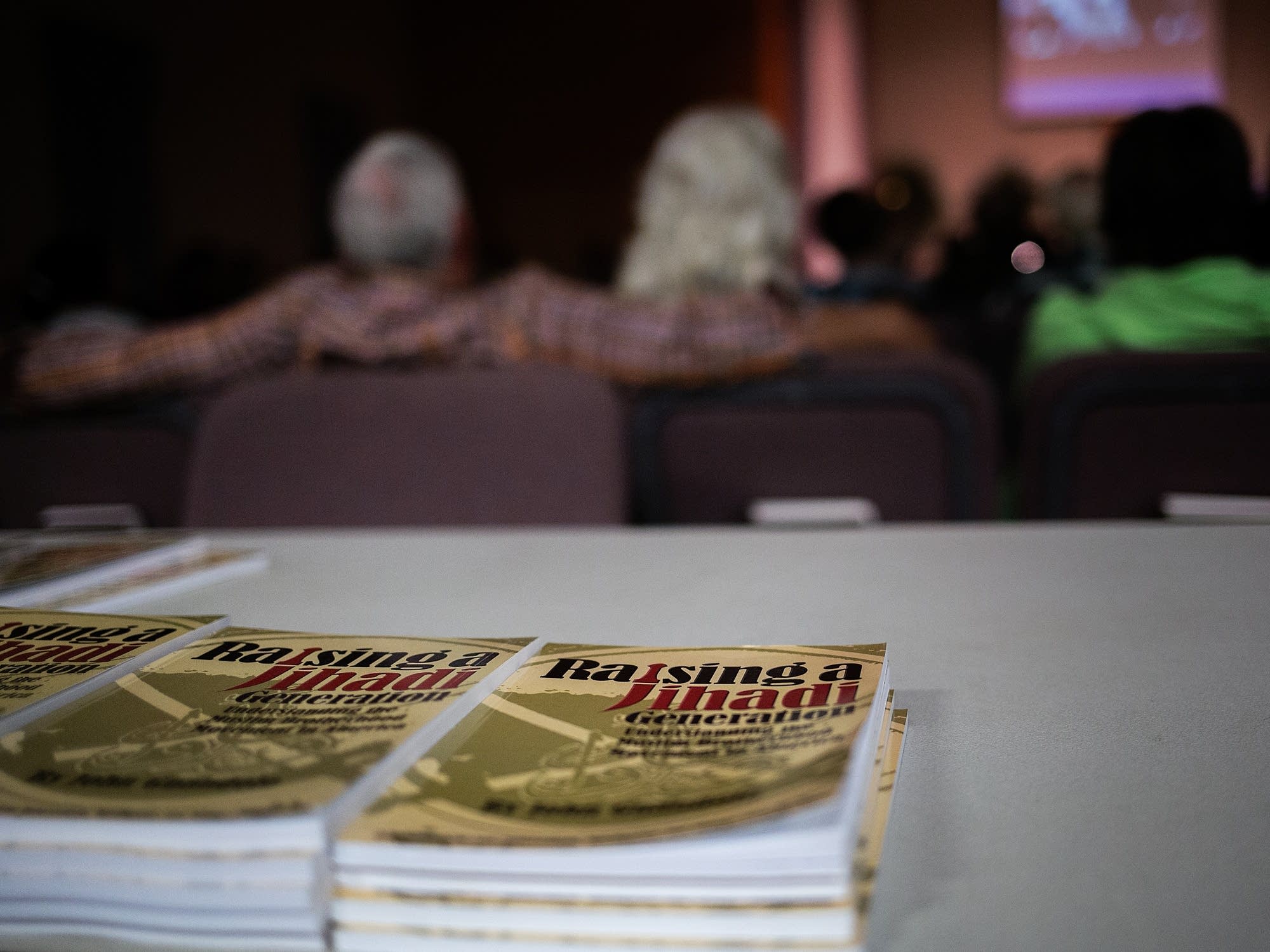 Guandolo's books were available for purchase.