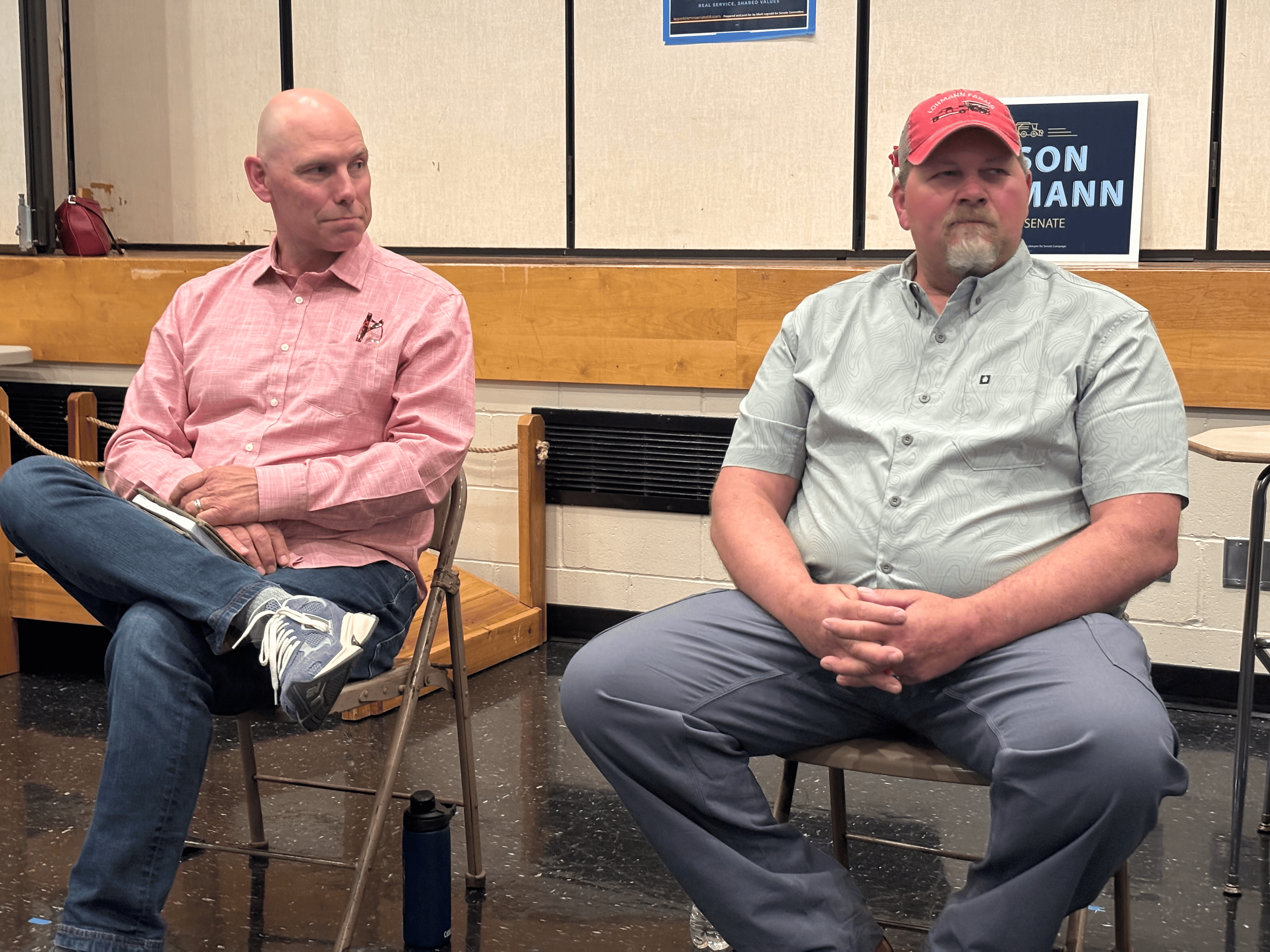Mark Legvold and Jason Lohmann sitting down
