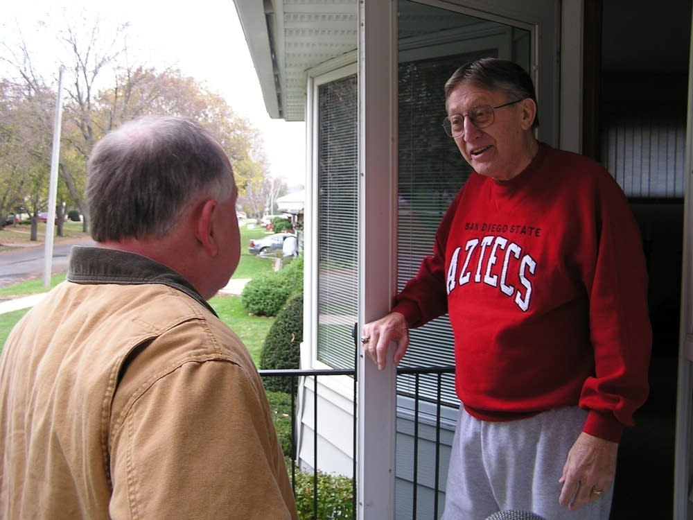 Tim Walz with Duane Silker
