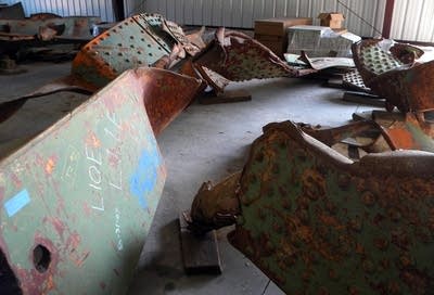 I-35W bridge parts