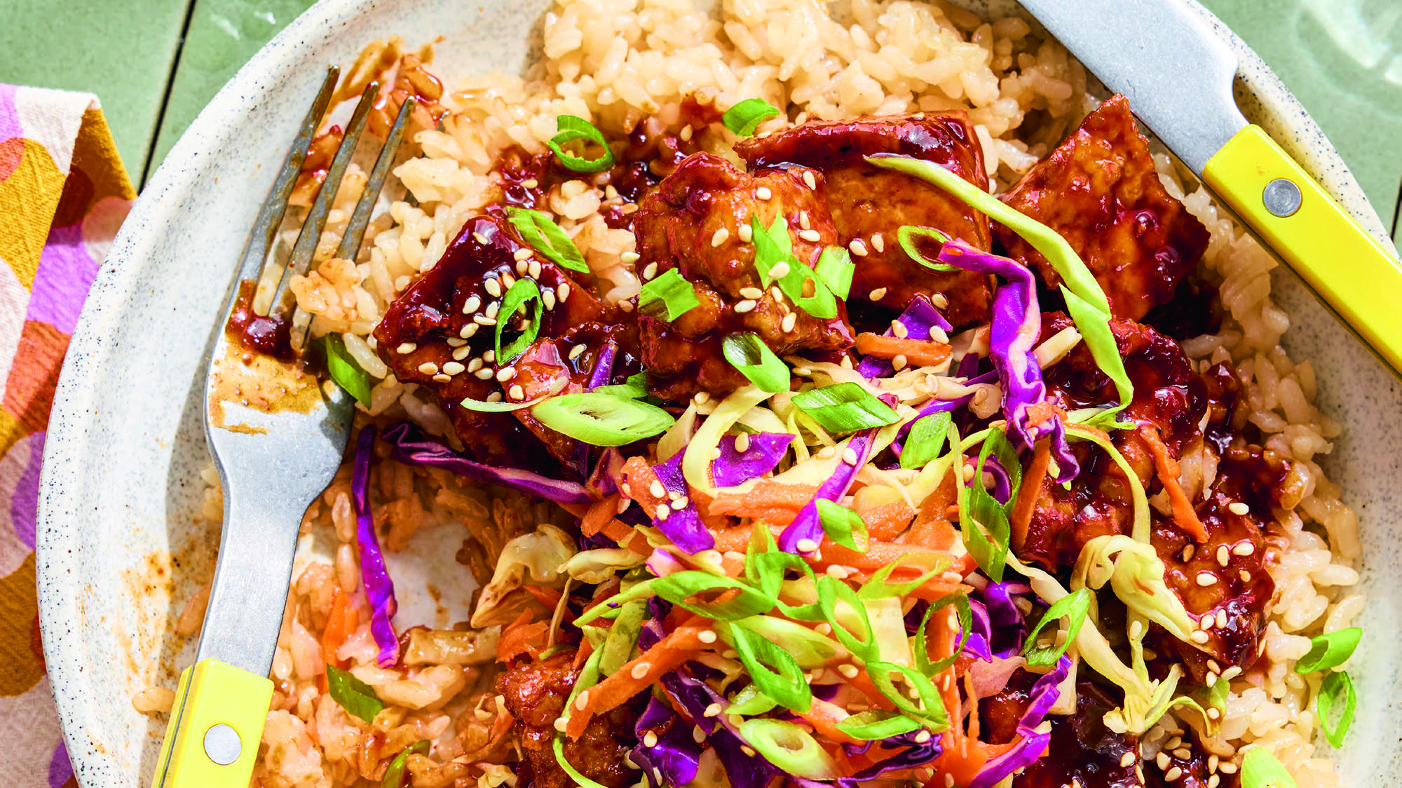 WNK- Spicy Saucy Tofu from Make it Fast cookbook