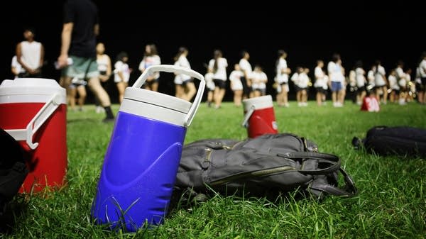 Poster Marching Bands Struggle with Heat