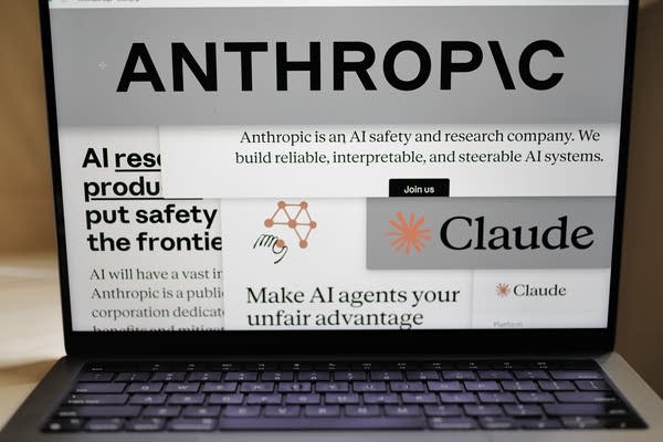 Anthropic website shown on computer