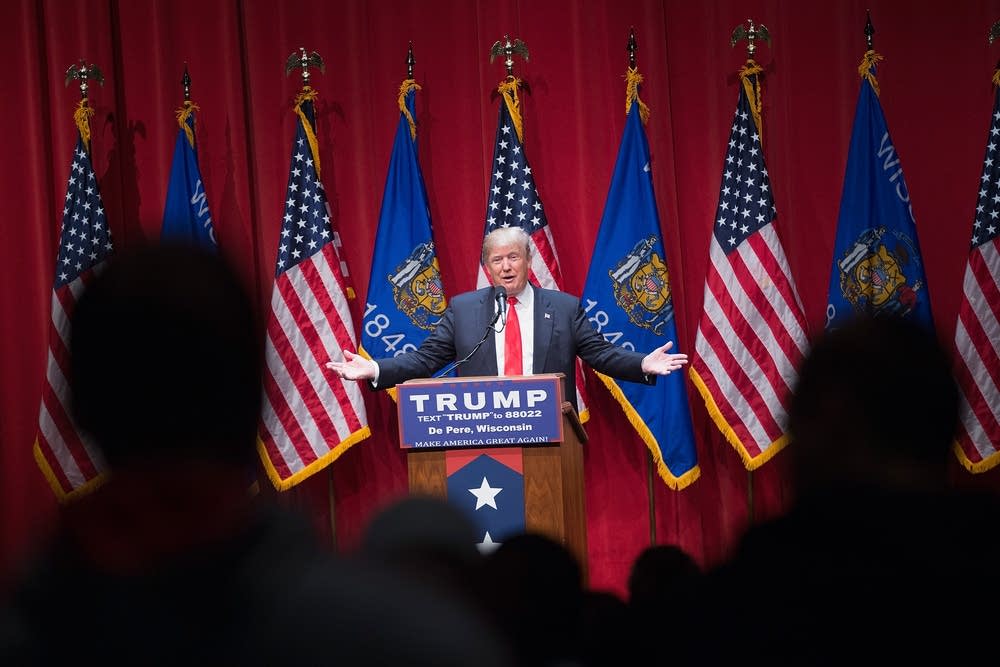 Trump campaigns in Wisconsin